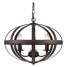 Lincon Iron 3 Light Pendant